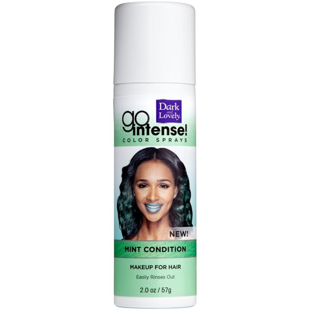 2 pack Dark and Lovely Go Intense Temporary Hair Color Sprays